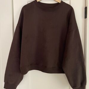 GAP Dark Brown Women's Crew Neck Sweatshirt